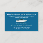 Boot & Yacht Services Visitekaartje (Voorkant)