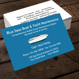 Boot & Yacht Services Visitekaartje