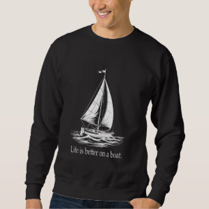 Boot Zeilboot kapitein Anker Boot Zeilen Trui