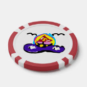 Boot zomer rit  poker chips (Enkel)