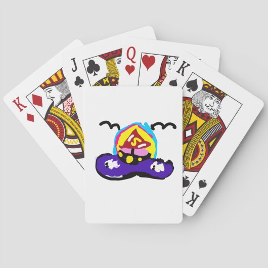 Boot zomer rit pokerkaarten (Achterkant)