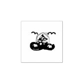 Boot zomer rit rubberstempel (Afrduk)
