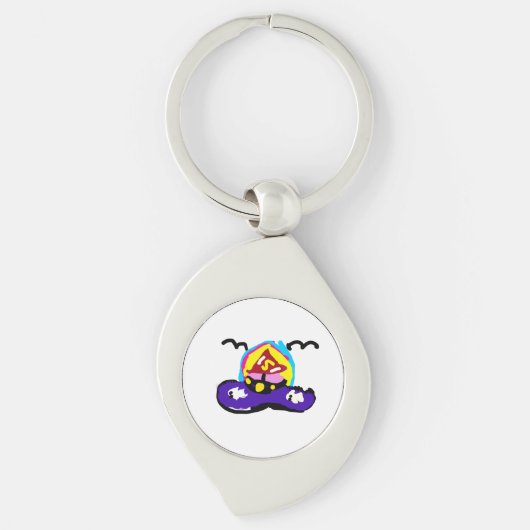 Boot zomer rit sleutelhanger (Voorkant)