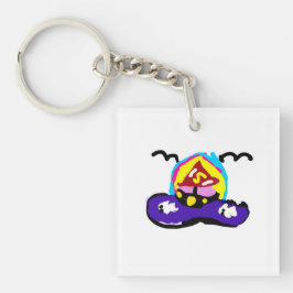 Boot zomer rit sleutelhanger