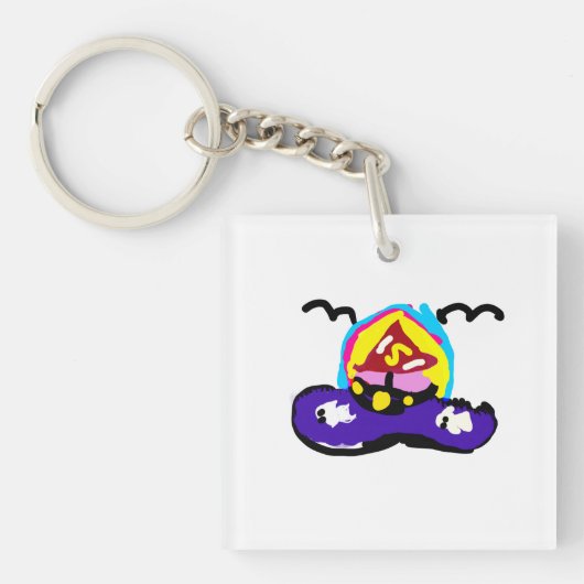 Boot zomer rit  sleutelhanger (voorkant)