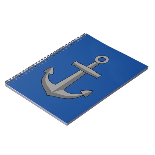 Bootanker Cartoon Notitieboek (Linkerzijde)