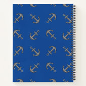 Bootanker Cartoon Notitieboek (Achterkant)