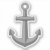 Bootanker Cartoon Sticker (Voorkant)