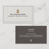 Bootanker Nautisch Visitekaartje (Voorkant / Achterkant)