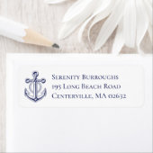 Bootanker nautisch Zee oceaanzeiler gepersonalisee Etiket (Insitu)