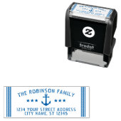 bootanker sterren familienaam adres zelf zelfinktende stempel (In situ)