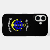 Bootbemanning anker gepersonaliseerd Case-Mate iPhone case (Achterkant (horizontaal))