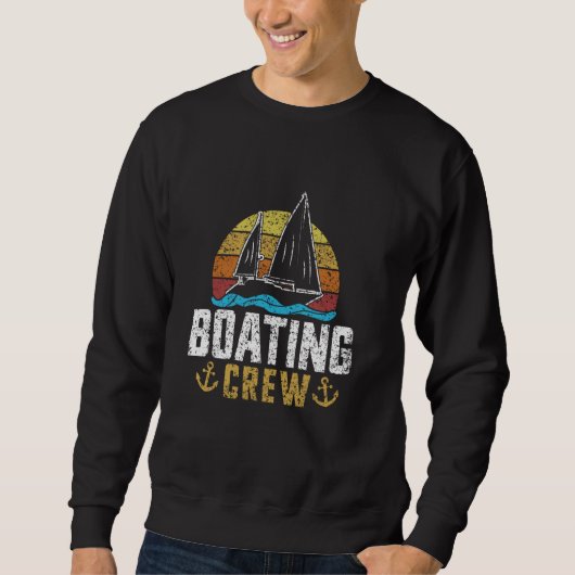 Bootbemanning Kapitein Boot Yacht Ship Boating Trui (Voorkant)