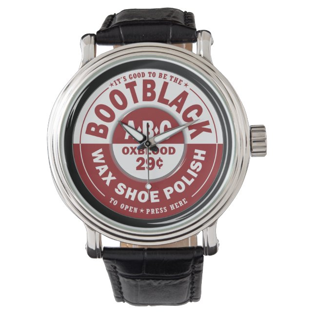 Bootblack horloge (Voorkant)