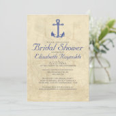 bootbundel Shower-uitnodigingen Kaart (Staand voorkant)