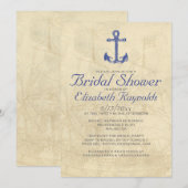 bootbundel Shower-uitnodigingen Kaart (Voorkant / Achterkant)