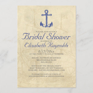  bootbundel Shower-uitnodigingen Kaart