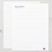 Bootcamp Brieven Van Thuis Briefpapier (Voorkant / Achterkant)