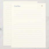 Bootcamp Brieven Van Thuis Briefpapier (Voorkant / Achterkant)