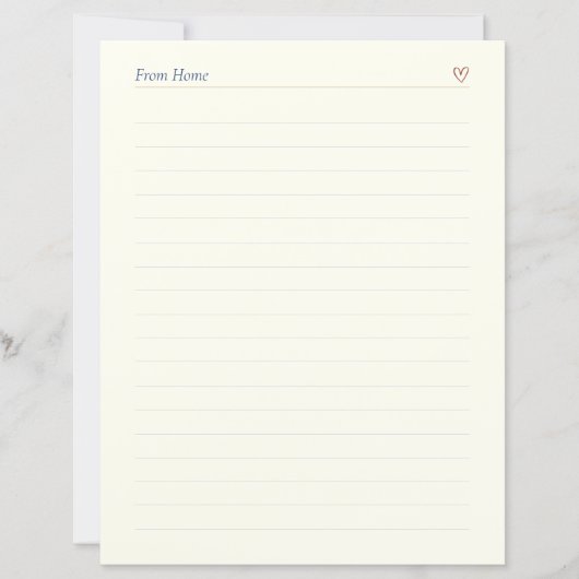 Bootcamp Brieven Van Thuis Briefpapier (Voorkant)