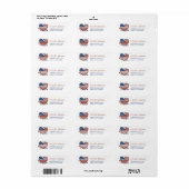 Bootcamp Letters From Home retouradres Etiket (Full Sheet)