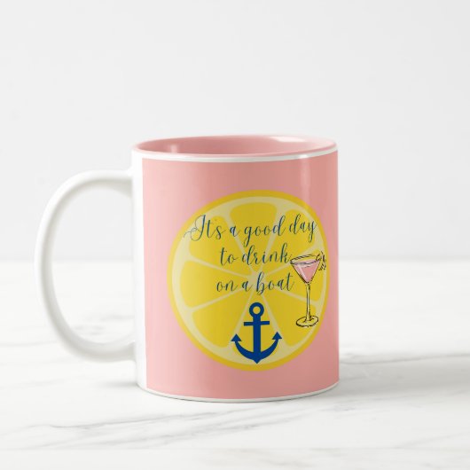 Bootcruise Tweekleurige Koffiemok (Links)