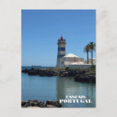 Bootdok in Cascais Portugal Reisfotografie Feestdagenkaart (Voorkant)