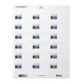 Bootdok op Flathead Lake Etiket (Full Sheet)