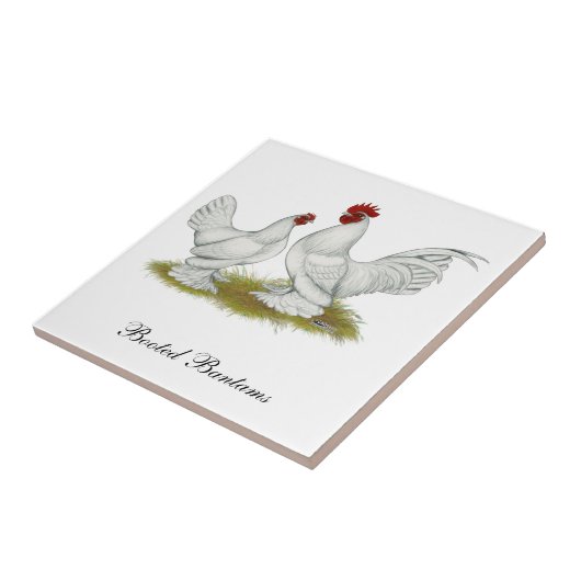 Booted Bantams Tegeltje (Zijkant)