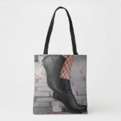 Booted & Bold Ankle Boot Tote Bag (Voorkant)