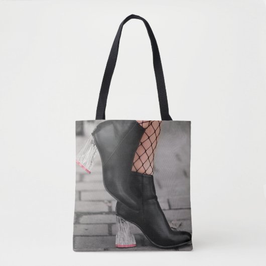 Booted & Bold Ankle Boot Tote Bag (Voorkant)