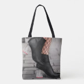Booted & Bold Ankle Boot Tote Bag (Achterkant)