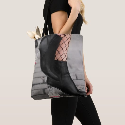 Booted & Bold Ankle Boot Tote Bag (Dichtbij)