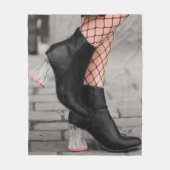 Booted & Bold Fleece Blanket Deken (Voorkant)