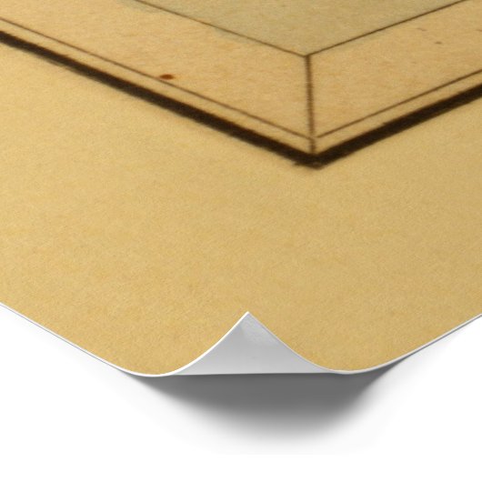 Boötes - Astronomisch Star Chart Afbeelding Poster (Hoek)