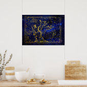 bootes constellation poster (Keuken)