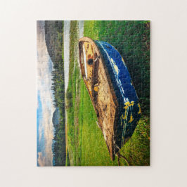 Bootgroen landschap legpuzzel