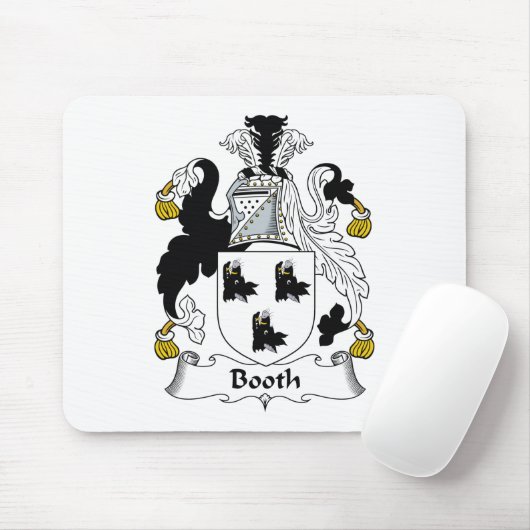 Booth Family Crest Muismat (Met muis)