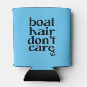 Boothaar geeft niet om grappige gezegden koelbox blikjeskoeler (Achterkant)