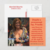 Bootham Bar boothamy schoonheid bootst schoolbrood Briefkaart (Voorkant / Achterkant)