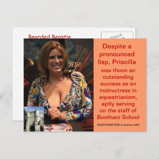 Bootham Bar boothamy schoonheid bootst schoolbrood Briefkaart (Voorkant / Achterkant)