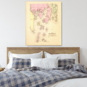 Boothbay, aangrenzende eilanden canvas afdruk (Insitu (Slaapkamer))