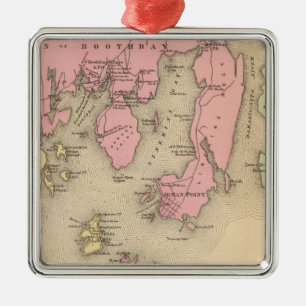 Boothbay, aangrenzende eilanden metalen ornament