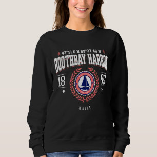 Boothbay Harbor Maine Nautical Zeilboot Strand Sou Trui