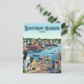 Boothbay Harbor VS Briefkaart (Staand voorkant)