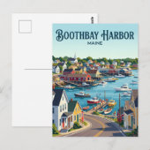 Boothbay Harbor VS Briefkaart (Voorkant / Achterkant)