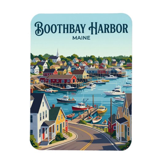 Boothbay Harbor VS Magneet (Verticaal)