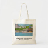 Boothbay Harbour - Kerk en boten Tote Bag (Voorkant)