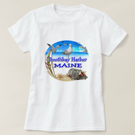 Boothbay Harbour T-shirt (Design voorkant)
