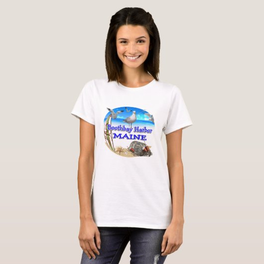 Boothbay Harbour T-shirt (Voorkant volledig)